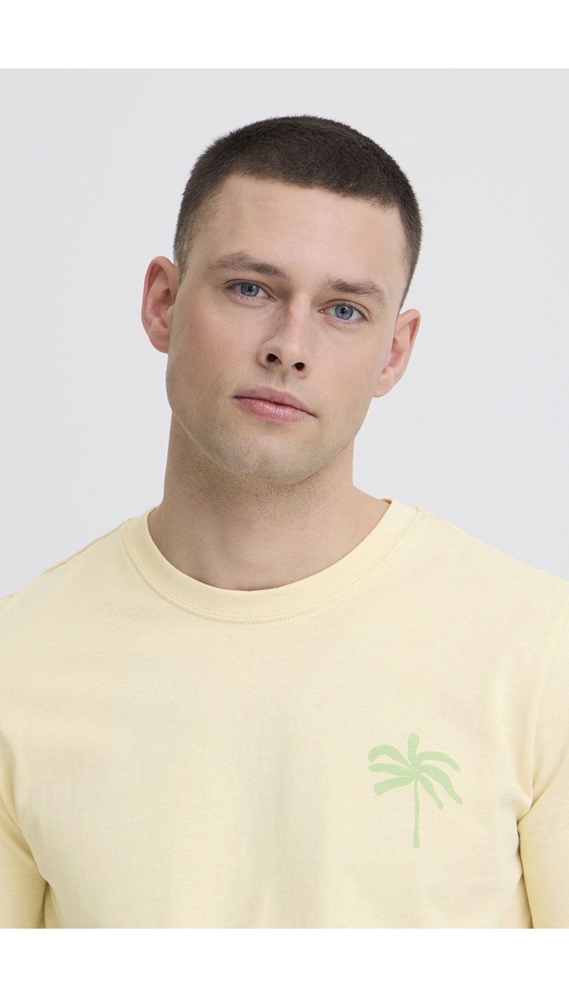 Tee Shirt Palmier Beige BHSUN