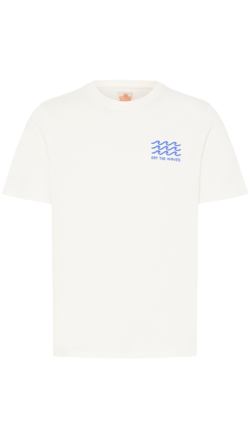 T-shirt Vague Blanc BHSUN
