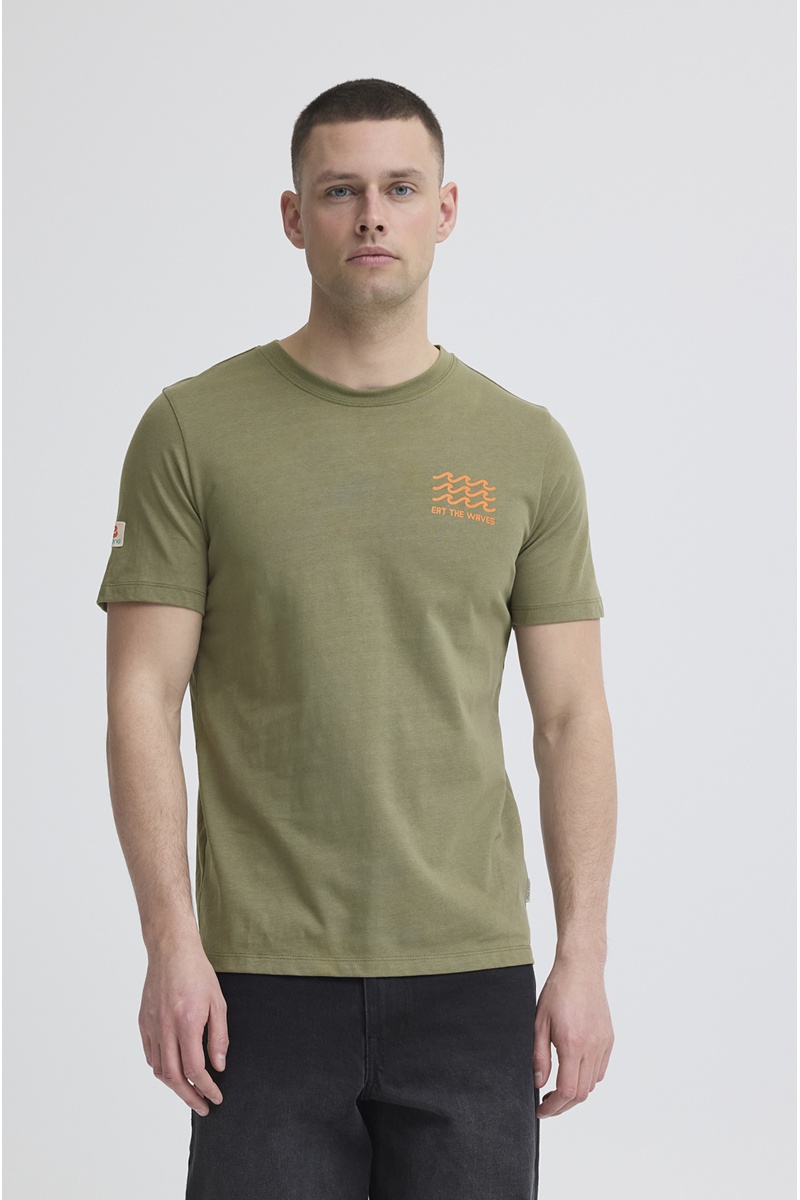 T-shirt Vague Kaki BHSUN 2