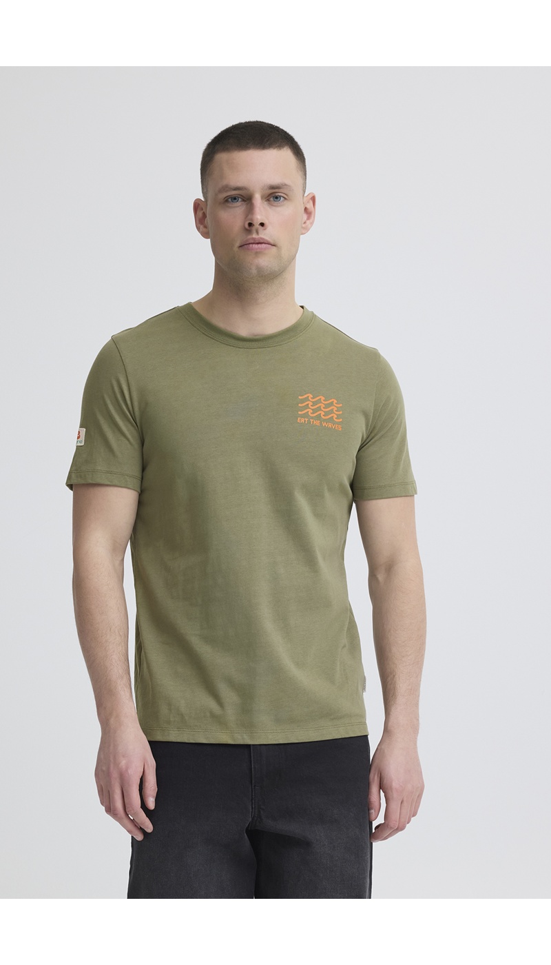 T-shirt Vague Kaki BHSUN