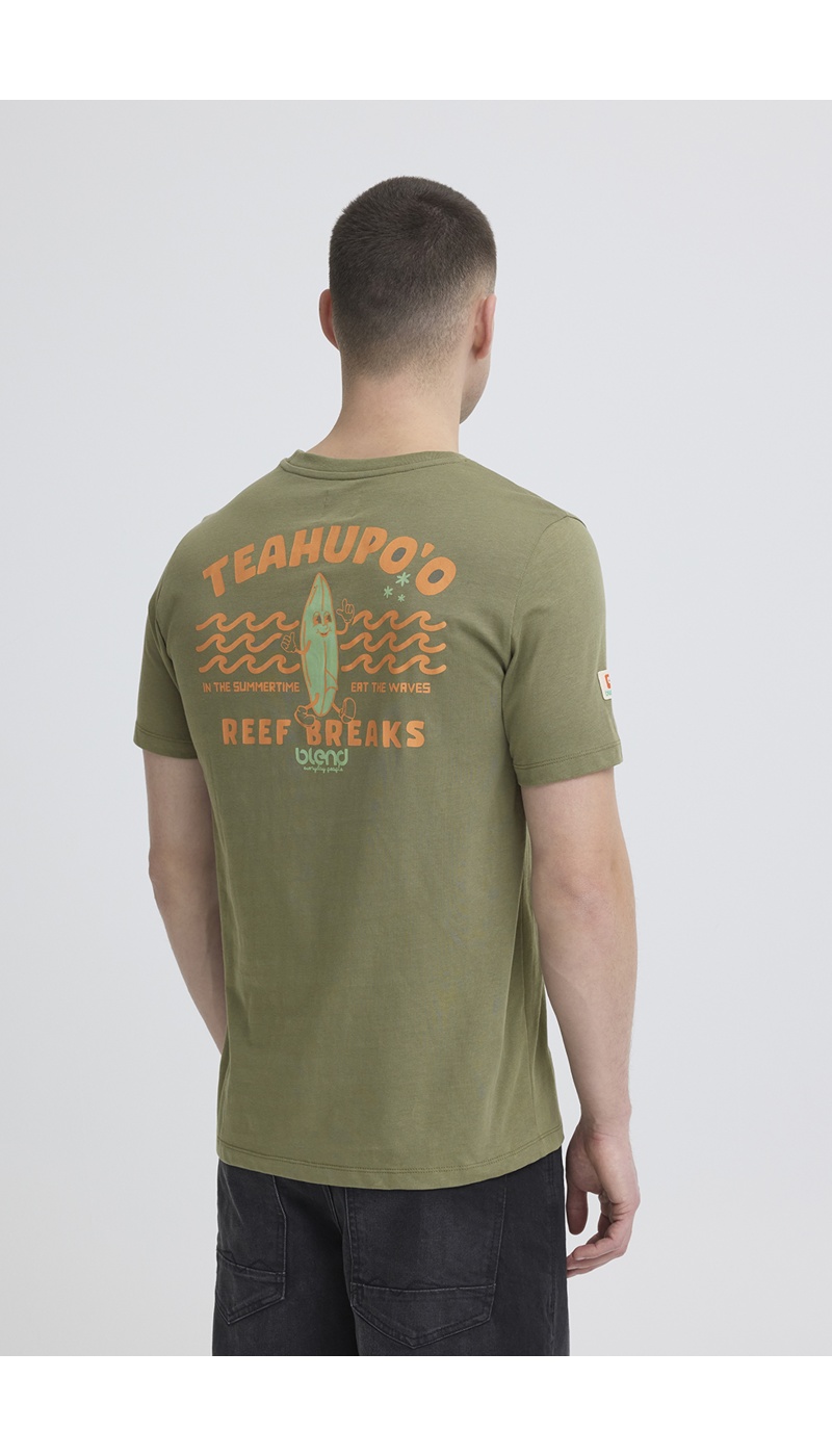 T-shirt Vague Kaki BHSUN