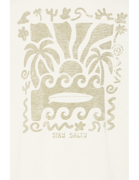 T-shirt Island Ecru BHKARIM