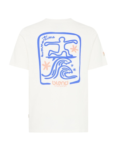 T-shirt Vague Blanc BHSUN