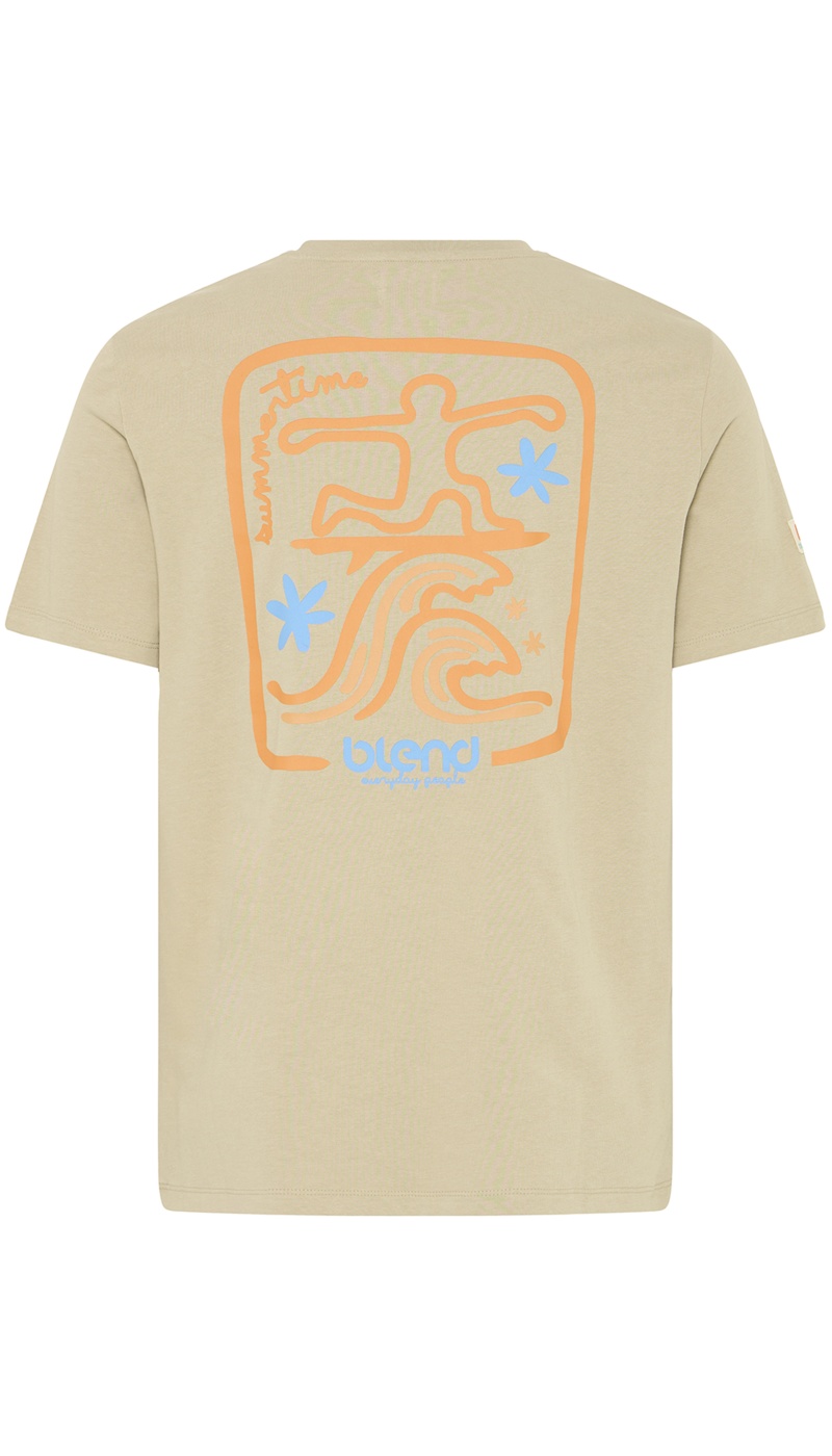 blend dk company vejle as VAGUE BEIGE T-SHIRTS MC HOMME