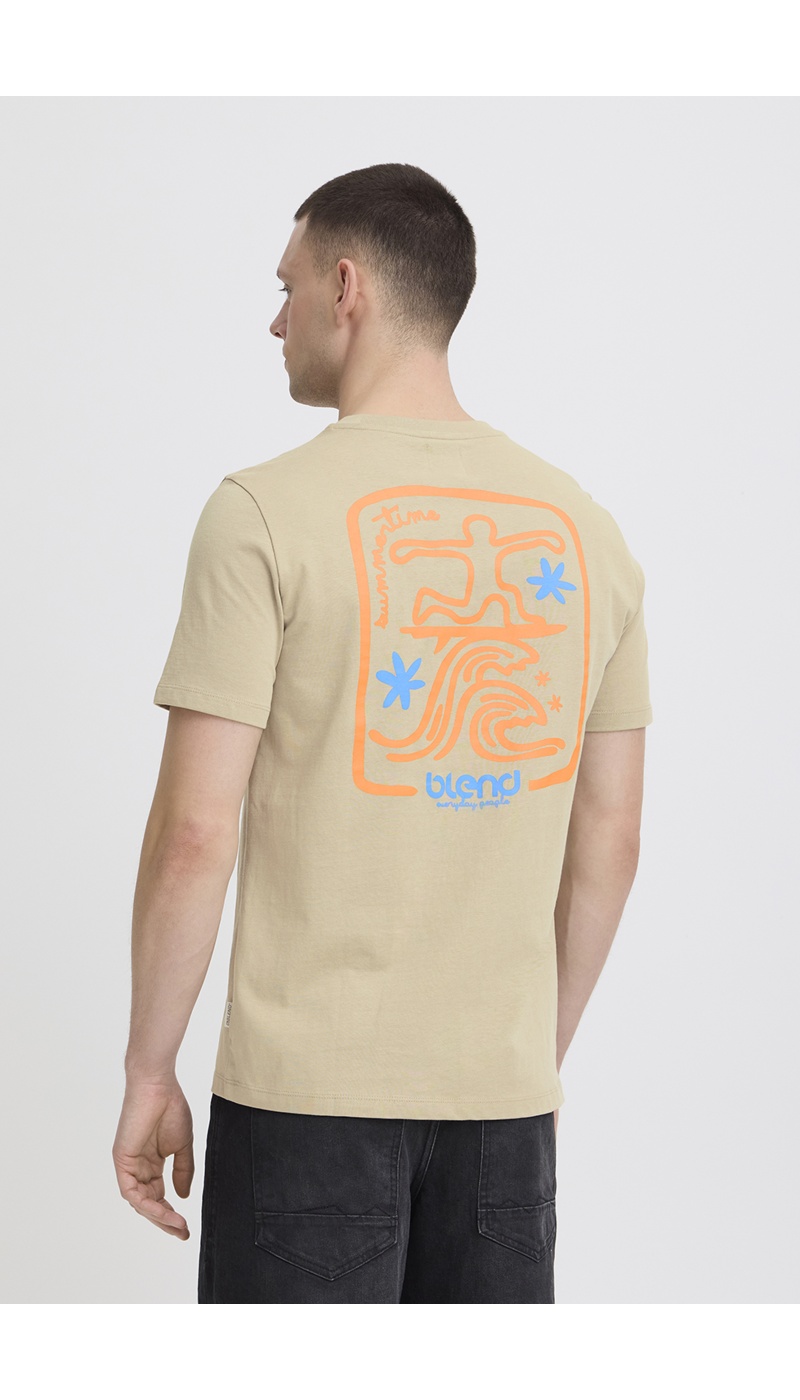 T-shirt Vague Beige BHSUN