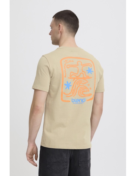 T-shirt Vague Beige BHSUN