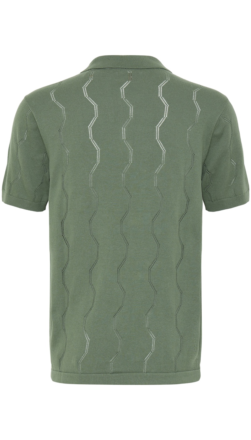 Polo Maille Kaki BHDURAN