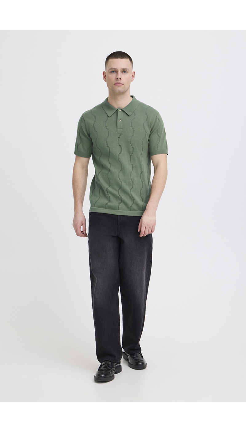 Polo Maille Kaki BHDURAN