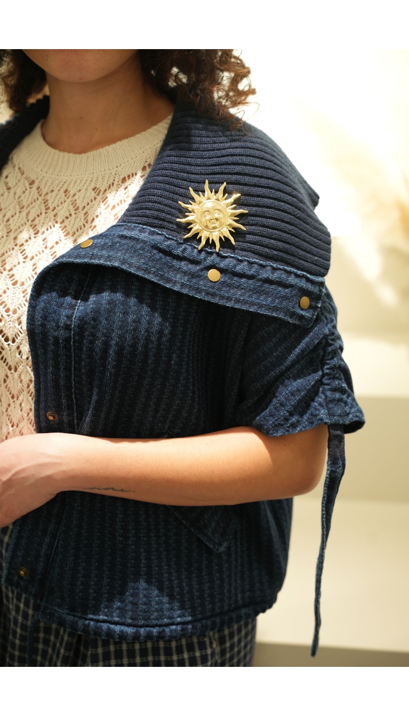 sarl manao bijoux SOLEIL DORE BROCHE