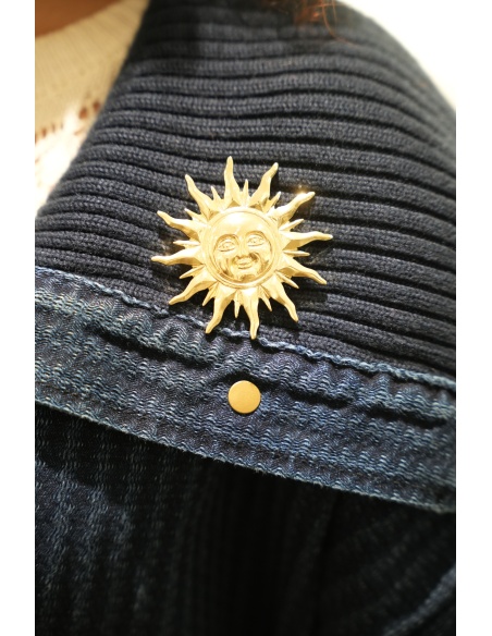 sarl manao bijoux SOLEIL DORE BROCHE