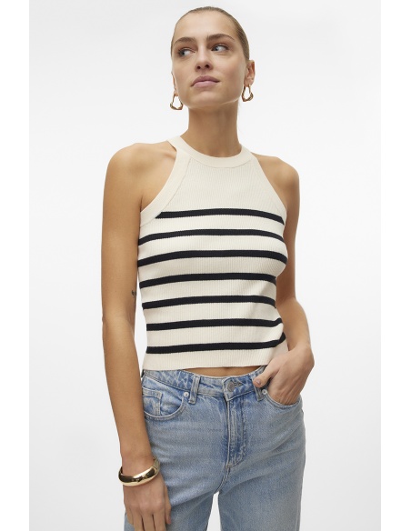 Débardeur Rayure Birch VMSABA