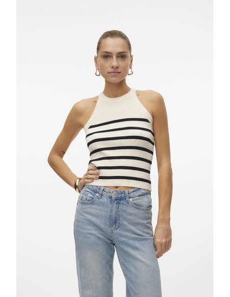 Débardeur Rayure Birch VMSABA