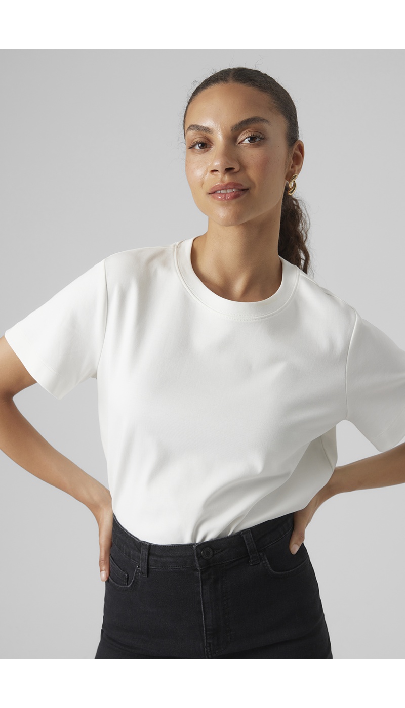 VERO MODA SNOW WHITE T-SHIRTS MC