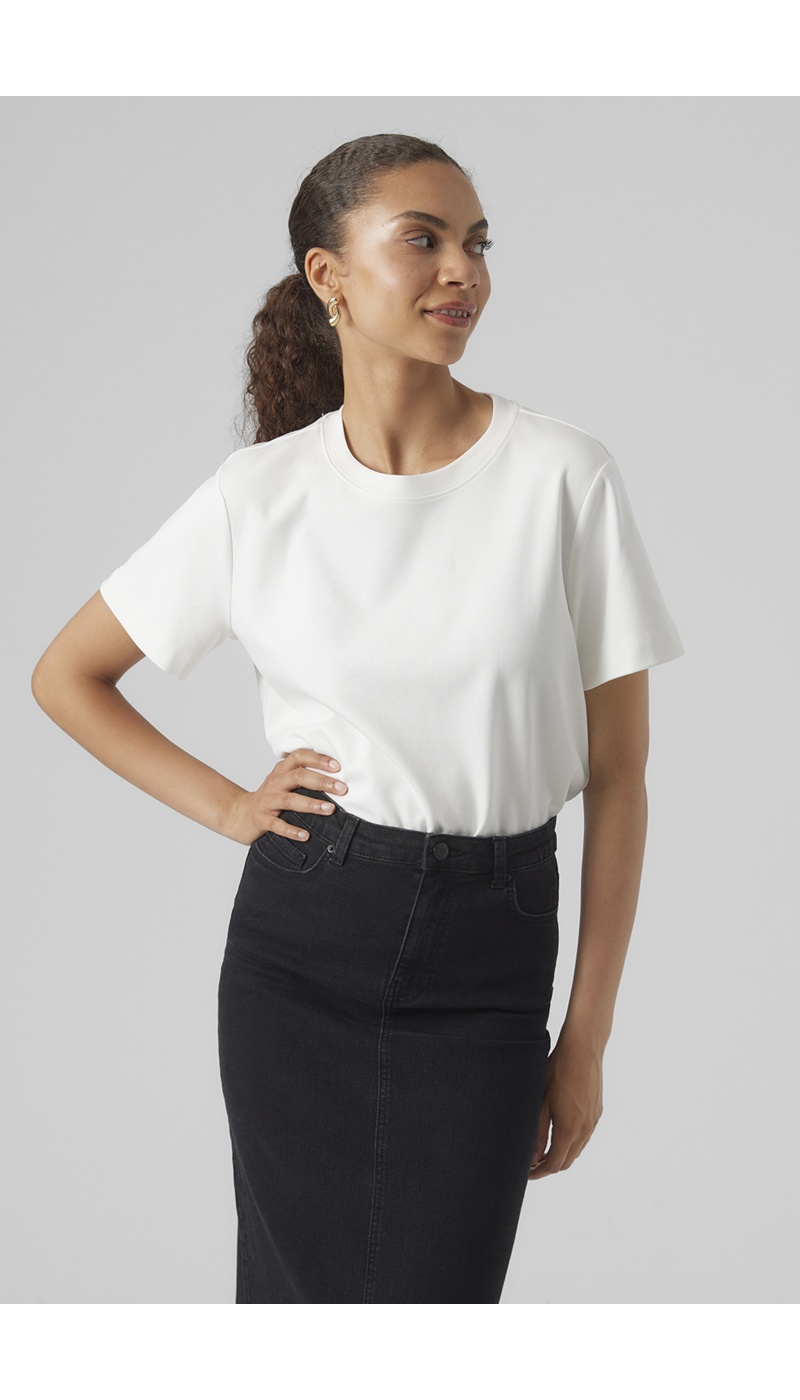 VERO MODA SNOW WHITE T-SHIRTS MC