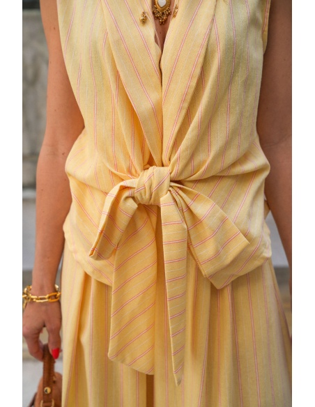 todami RAYE JAUNE CHEMISIER