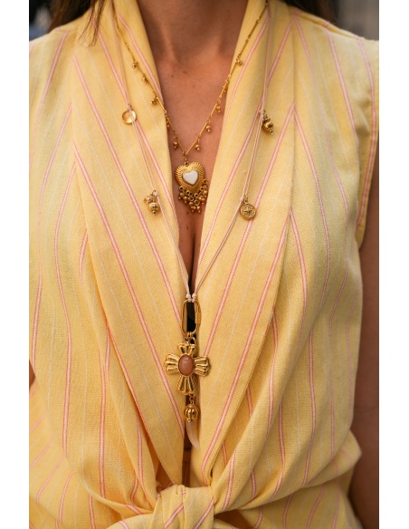 todami RAYE JAUNE CHEMISIER