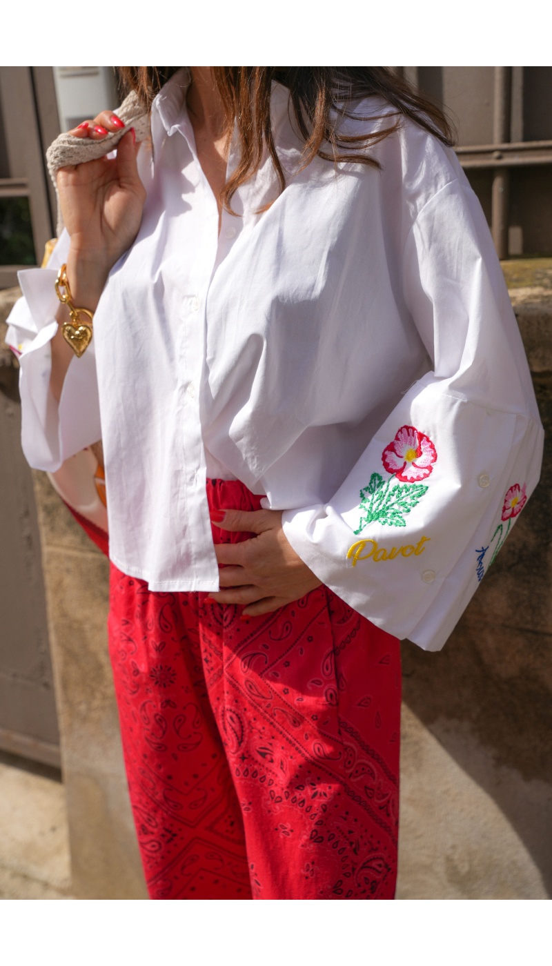 johanna toutoun FLERUS BLANC CHEMISIER