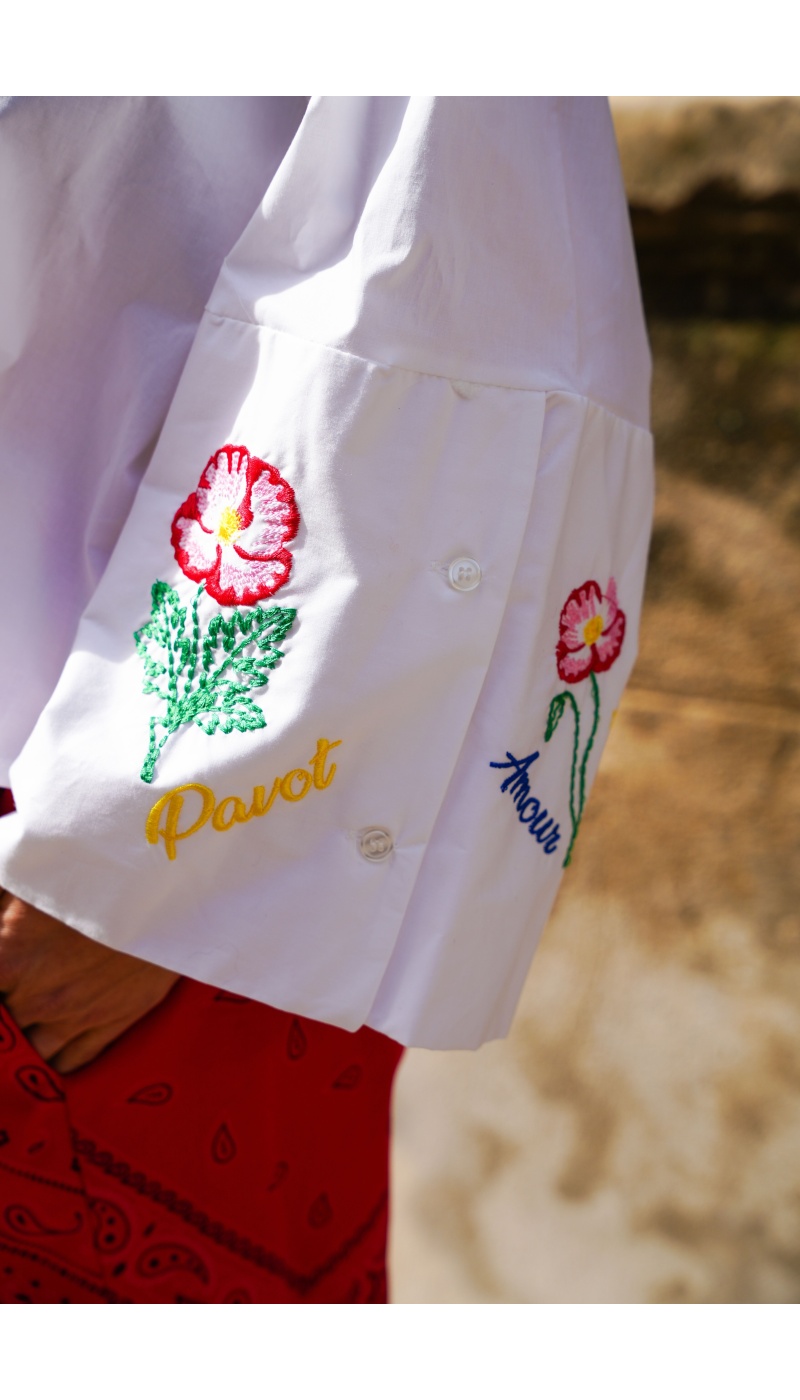 johanna toutoun FLERUS BLANC CHEMISIER