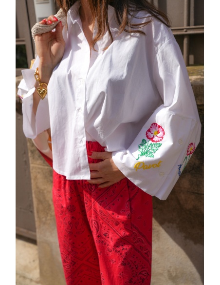 johanna toutoun FLERUS BLANC CHEMISIER