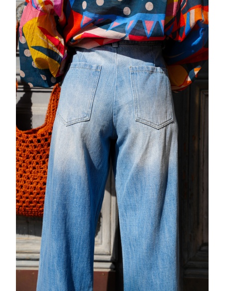 banditas CLAIR JEAN PANTALONS TOILE FEMME