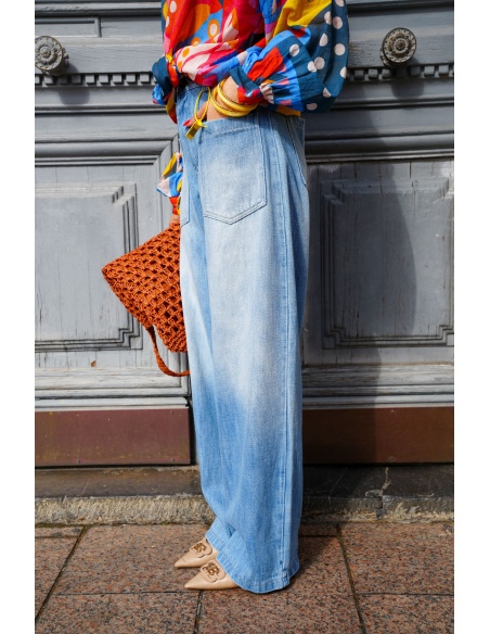 banditas CLAIR JEAN PANTALONS TOILE FEMME