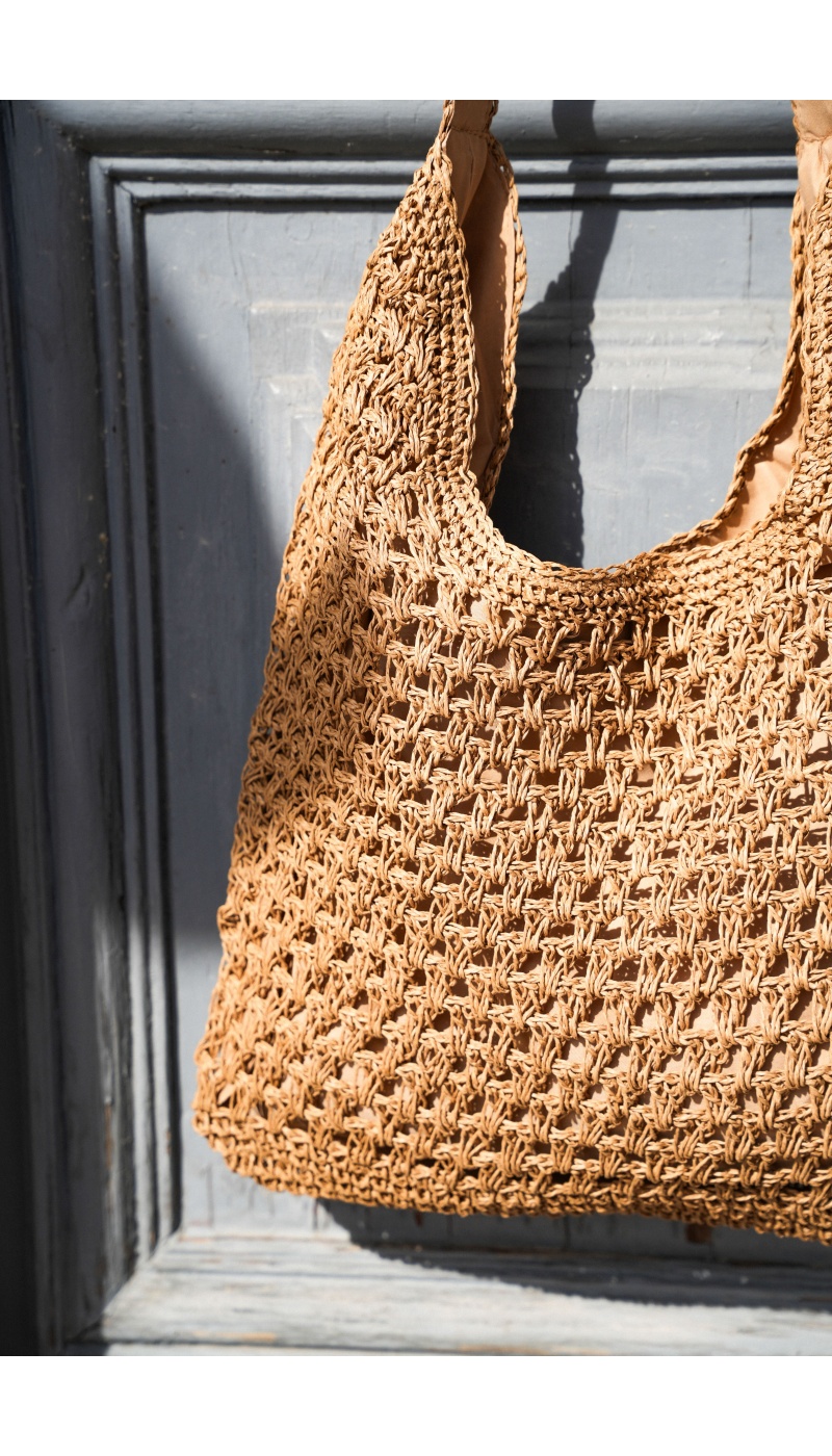 Sac Raphia Beige ANDY