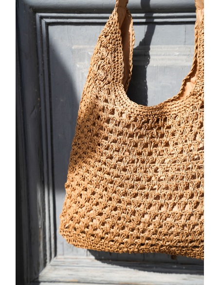 Sac Raphia Beige ANDY