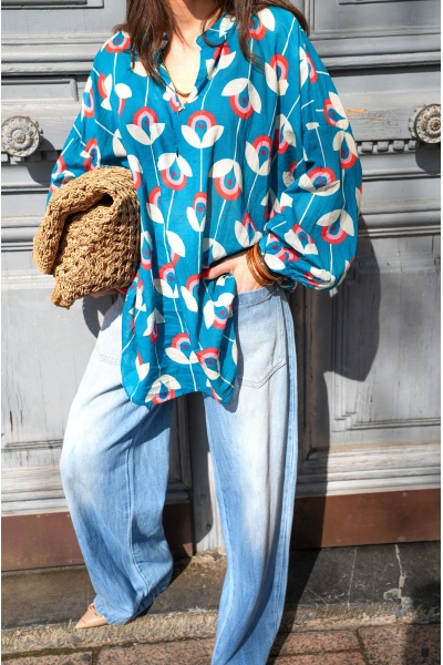 banditas ARC BLEU BLOUSE 2