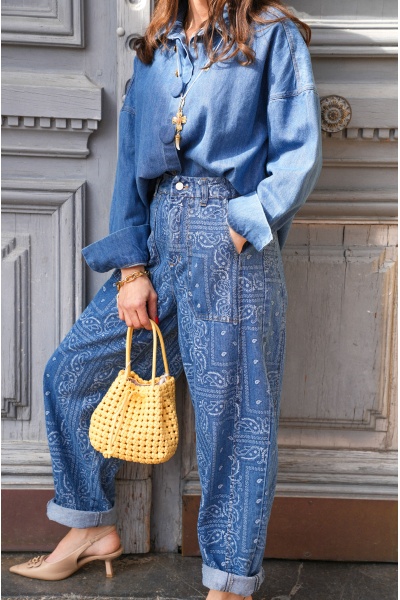 Jean Bandana Denim MERYL