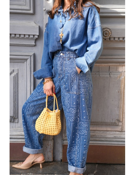 Jean Bandana Denim MERYL