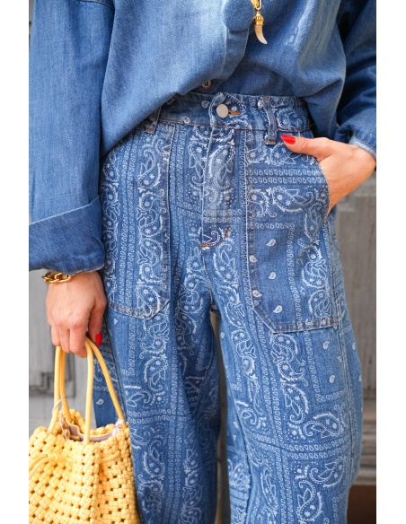 Jean Bandana Denim MERYL