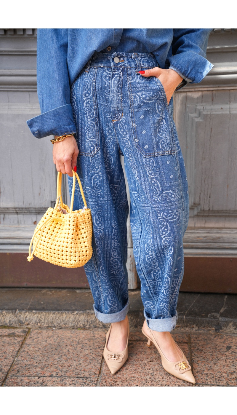 Jean Bandana Denim MERYL