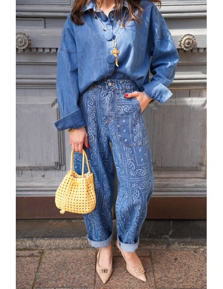 Jean Bandana Denim MERYL