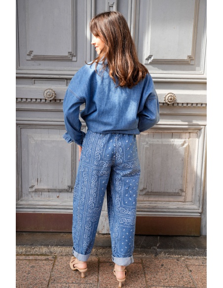 Jean Bandana Denim MERYL