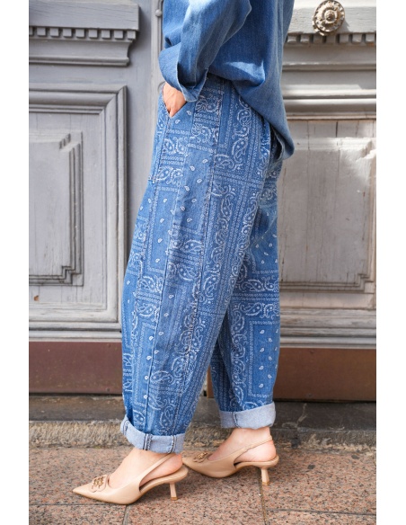 Jean Bandana Denim MERYL