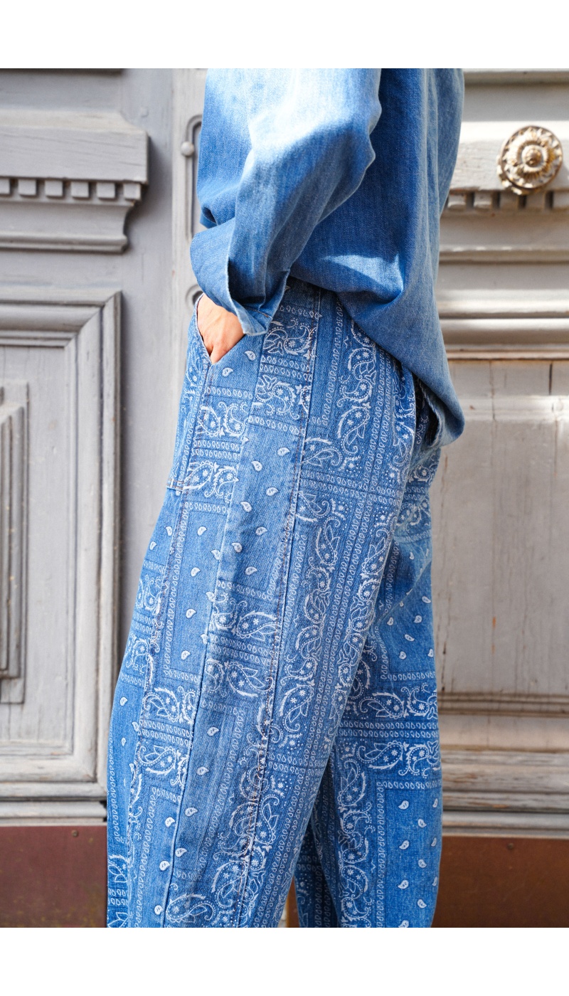 Jean Bandana Denim MERYL