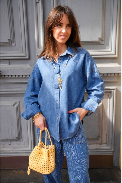 Chemisier Bouton Jean CLEA