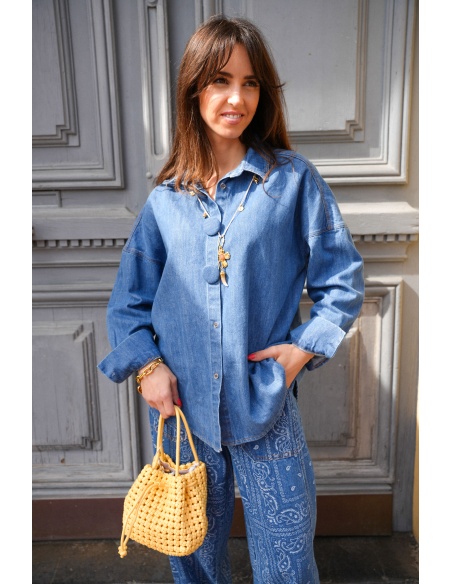 Chemisier Bouton Jean CLEA
