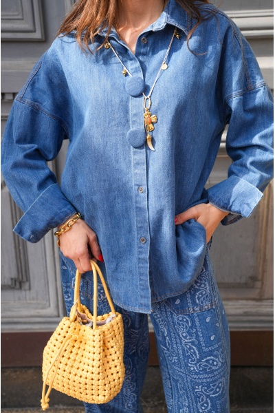 Chemisier Bouton Jean CLEA 2