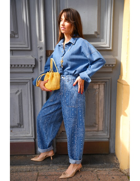 Chemisier Bouton Jean CLEA