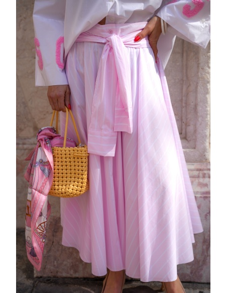 Jupe Rayée Rose Johanna MILLIE