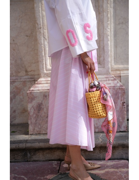 Jupe Rayée Rose Johanna MILLIE