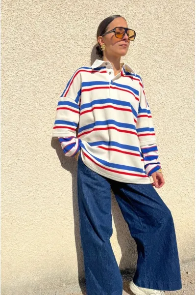 Polo Rayé Maille CHICA Noho - 1 | HAUTS