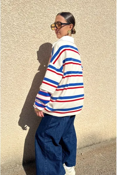 Polo Rayé Maille CHICA Noho - 1 | HAUTS 2