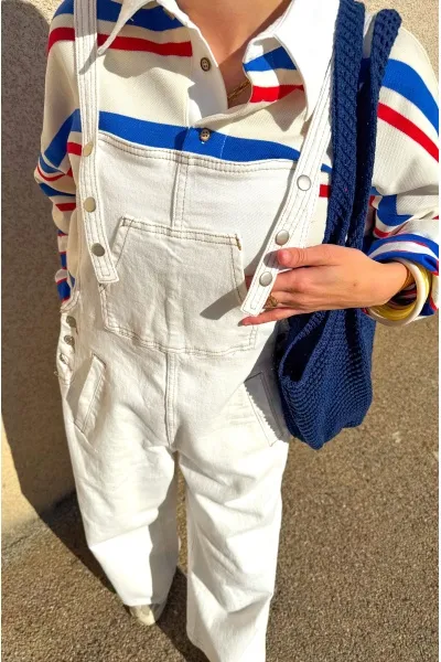 Salopette Blanche JENNIE Noho - 1 | FEMMES 2