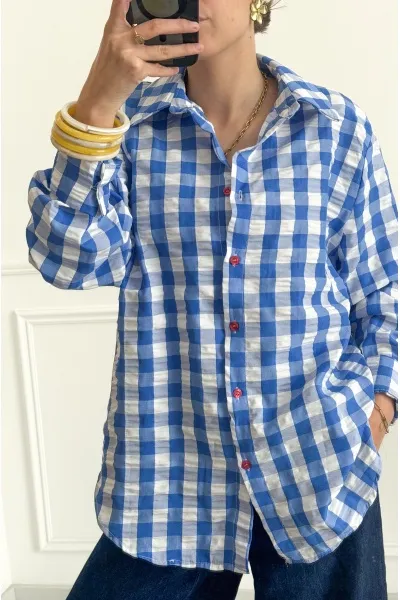 Chemisier Carreaux Self LOVE Noho - 1 | FEMMES 2