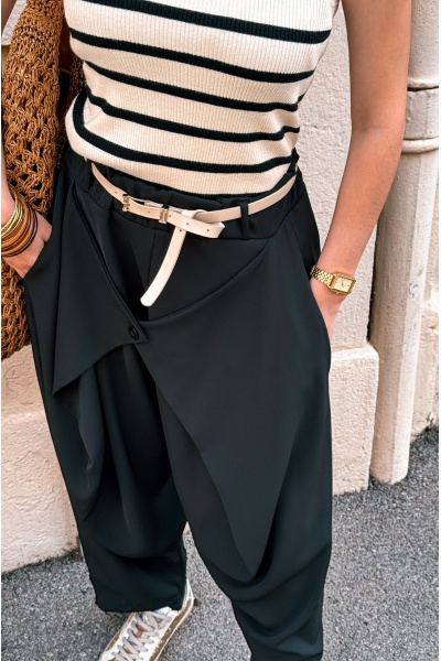 Pantalon Fluide Noir SOLAL 2