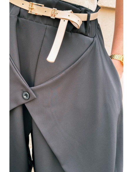 Pantalon Fluide Noir SOLAL Noho - 3 | FEMMES