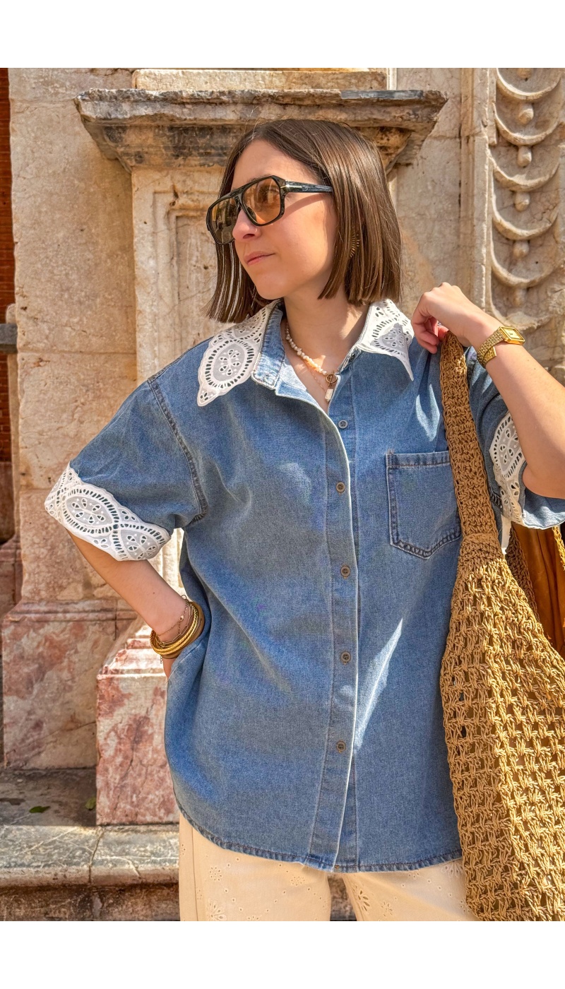 Chemiser Jean Broderie ELIZ
