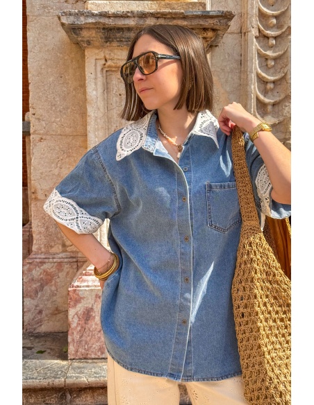 Chemiser Jean Broderie ELIZ